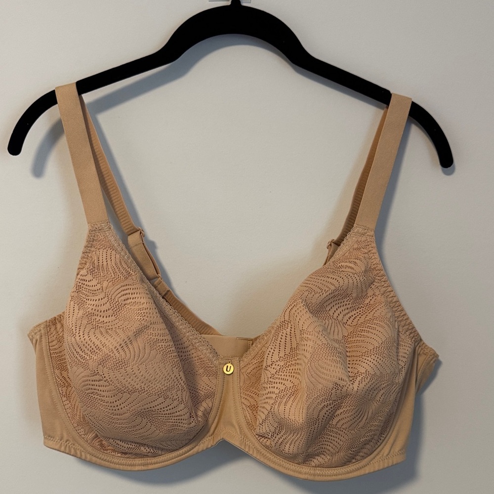 Understance Malou FlexWire Demi Bra - Champagne 42DDD NWT